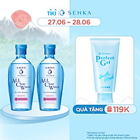 Combo 2 Nước tẩy trang SENKA A.L.L. CLEAR WATER Micellar Formula White 230ml x 2