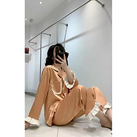 BỘ PIJAMA DÀI S H E R L A R R NÂU BÈO XINH