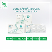 Kính áp tròng Silicone Hydrogel CLARITI ELITE 1 tháng - Có Đến 10 Độ
