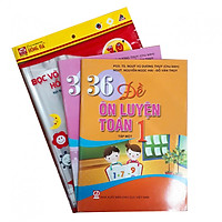 Combo 36 đề ôn luyện Toán lớp 1 + tập bọc sách vở