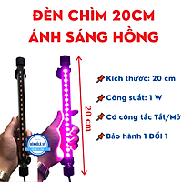 Đèn bể cá loại chìm dành cho hồ cá cảnh có công tắc dễ sử dụng