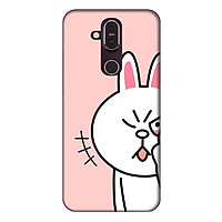 Ốp lưng dành cho điện thoại Nokia 8.1 Thỏ Trắng làm Duyên