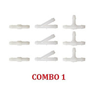 ️GIÁ TỐT️ Bộ Khớp Nối Dẫn Nước Cho Xe Ôtô (Khớp Thẳng, Chữ Y, Chữ T)