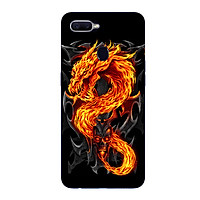 Ốp Lưng Dẻo Cho Điện thoại Oppo F9 - Fire Dragon