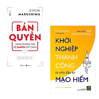 Combo 2 Cuốn Sách Kinh Tế Bán Chạy : Khởi Nghiệp Thành Công Từ Nhà Đầu Tư Mạo Hiểm + Bản Quyền Hàng Phòng Thủ Để Canon Cất Cánh (Tặng kèm Bookmark Happy Life / Cuốn Sách Tư Duy Hiệu Quả Cho Các Nhà Kinh Tế)