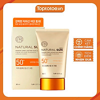 Kem Chống Nắng The Face Shop Natural Sun Eco Power Long Lasting Sun Cream SPF50+ PA+++ 50ml