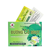 Đường Ăn Kiêng Đường Cỏ Ngọt Dành cho người tiểu đường - người béo phì Hộp 100 gói 1g