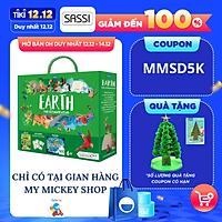 Bộ trò chơi xếp hình 500 mảnh chủ đề TRÁI ĐẤT - The EARTH chính hãng Sassi Ý