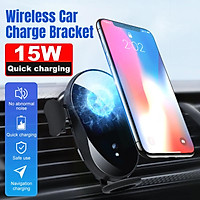 Wireless Car Charger Infrared Sensor Mount Fast Charging Holder for Phone 11 11pro X XS Max Huawei P30 Pro