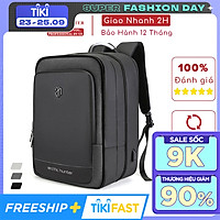 Balo laptop Arctic Hunter B00227 chất liệu oxford chống nước, khóa mở rộng như vali, cổng kết nối USB