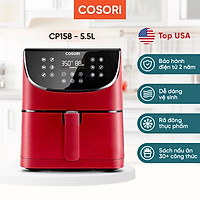 NỒI CHIÊN KHÔNG DẦU ĐIỆN TỬ COSORI (AIR FRYER) 5.8 Qt / 5.5 LÍT- HÀNG CHÍNH HÃNG- MÀU ĐỎ