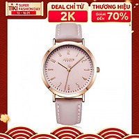 Đồng Hồ Nữ Julius Hàn Quốc JA1017D Dây Da Màu Hồng Cá Tính