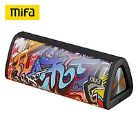 Loa Bluetooth MIFA A10 âm lượng cao nhỏ gọn có thể kết nối trong xe hình Graffiti màu đỏ