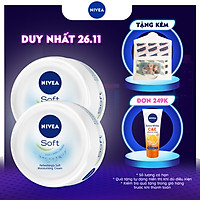 Combo 2 Kem Dưỡng Mềm Da Nivea 89054 (50ml)