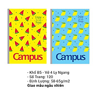 Vở Campus 4 Ly Ngang Khổ B5 120 Trang