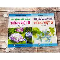 Sách - Combo Bài tập cuối tuần Tiếng Việt 5 (tập 1 và tập 2)