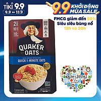 Yến Mạch Quaker Oats Quick - 1 Minute 4.52kg ( Dạng Hạt Cán Vỡ nk my )