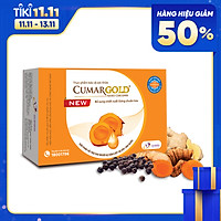 Viên nang mềm Nano curcumin Cumargold new 150 mg cùng gừng chuẩn hóa hỗ trợ cải thiển trào ngược, viêm loét dạ dày tá tràng