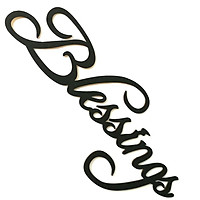 Wooden Black Letter Wall Decoration Stylish Hanging Pendant Ornament