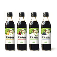 COMBO 4 chai nước ép trái nhàu 4 vị Noniworld