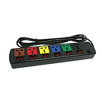 Ổ cắm kéo dài đa năng LiOA 6 ổ cắm 6 công tắc (6DOF33N 6DOF33WN)