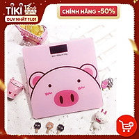 Cân Điện Tử Sức Khỏe Hình Heo Con Màu Hồng Cực Xinh, Độ Chính Xác Cao , cân tối đa 180kg- Hàng Chính Hãng
