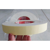 Băng dính xốp 2 mặt giá rẻ ( băng keo xốp) siêu dính dễ sử dụng (1` cuồn)
