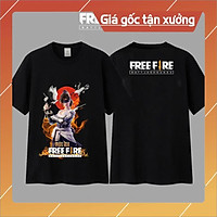 Áo Free Fire Mộc LanHOTMẫu áo thun game Free Fire màu Đen cực ngầu