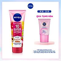 Serum Dưỡng Thể Sáng Da & Làm Mờ Vết Thâm Hiệu Quả Trong 7 Ngày Nivea 10 Super Vitamins & Skin Food 180ml (93765)