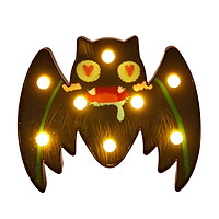 Portable LEDs Decorative Light for Halloween Colorful Spider/Bat/Skull/Pumpkins Lights Batterys Powered Warm Light Table