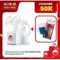 Máy Hút Sữa Điện Đôi Có Matxa Silicon Allegro# Unimom UM872002