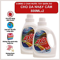 COMBO 2 Nước Tẩy Quần Áo Axo Hương Thanh Khiết 800ml X2