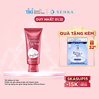 Sữa rửa mặt dưỡng da sáng hồng Senka Perfect Whip Berry Bright 100g
