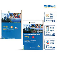 Combo 2 Cuốn Giáo Trình Hán Ngữ Boya Trung Cấp 1 ( Tập 1 + Tập 2 ) tặng kèm bookmark