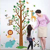 Miếng dán sticker Cleverbees đo chiều cho bé cao từ 60 cm tới 180 cm dán tường trang trí hình hoạt hình ngộ nghĩnh dễ dán Mẫu Clickmua678- Nhiều mẫu lựa chọn