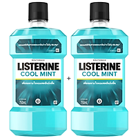 Combo 2 chai nước súc miệng Listerine Cool Mint Hương Bạc Hà 750ml/chai