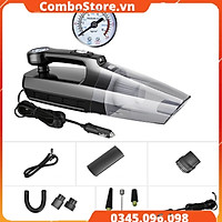 Máy hút bụi ô tô kiêm bơm lốp đa năng 4 trong 1