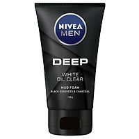 Sữa Rửa Mặt Nivea Men Than Đen Hoạt Tính Deep White Oil Clear 84415 (100g)
