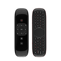 Chuột Bay Kiêm Bàn Phím Không Dây Wechip W2 2.4G Điều Khiển Máy Chiếu Android TV BOX PC - Đen
