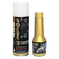 Combo Remoz: Nano Phục Hồi Và Bảo Vệ Động Cơ Xe Máy (75ml) + Xịt Dưỡng Sên Penlube Siêu Thẩm Thấu (120ml)