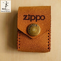 Túi đựng zippo da bò thật handmade bền chắc cao cấp - RAM Leather