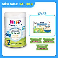 Sữa bột công thức HiPP 2 Organic Combiotic 800g