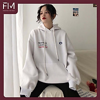 Áo hoodie nam nữ form rộng Unisex một màu in bìa thư cá tính Hàn Quốc – FORMEN SHOP – FMGV027