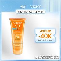 Kem chống nắng toàn thân dạng gel sữa không gây nhờn rít Vichy Ideal Soleil Body Milk Gel SPF50 UVB+UVA 200ml