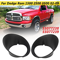 Pair Fog Light Lamp Frame Bezel For Dodge Ram 1500 2500 3500 2002-2009 #55077238