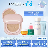 Phấn Nước Trang Điểm Dưỡng Ẩm Thế Hệ Mới Cho Lớp Nền Bóng Khỏe Laneige Neo Cushion Glow 15G + Kèm Lõi Thay Thế