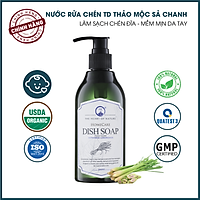 Nước Rửa Chén Tinh Dầu Thảo Mộc Hữu Cơ Organic PK 300ML - Hương thơm tinh dầu dịu nhẹ - Mềm mại cho da tay mẹ, an toàn cho bé.