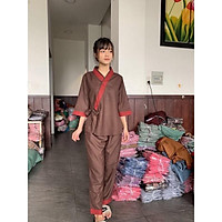 Đồ Lam Đi Chùa # Nhật Nơ Phối Vải Cao Cấp # Quần Áo Nữ # Đồ Bộ Nữ