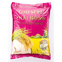 - Gạo ST 24 Thái Hồng Thượng hạng Túi 5 kg - Hàng chính hãng