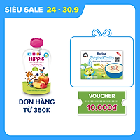 Dinh dưỡng 100% Trái cây nghiền Organic HiPPiS Dâu rừng, Táo, Đào